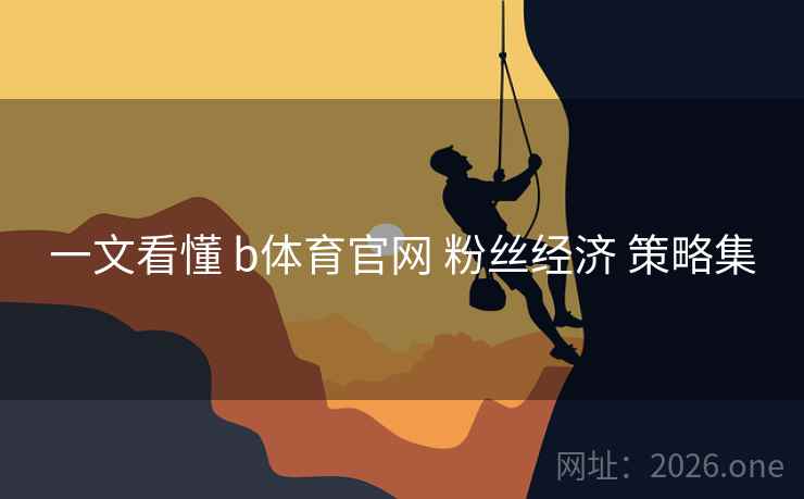 一文看懂 b体育官网 粉丝经济 策略集