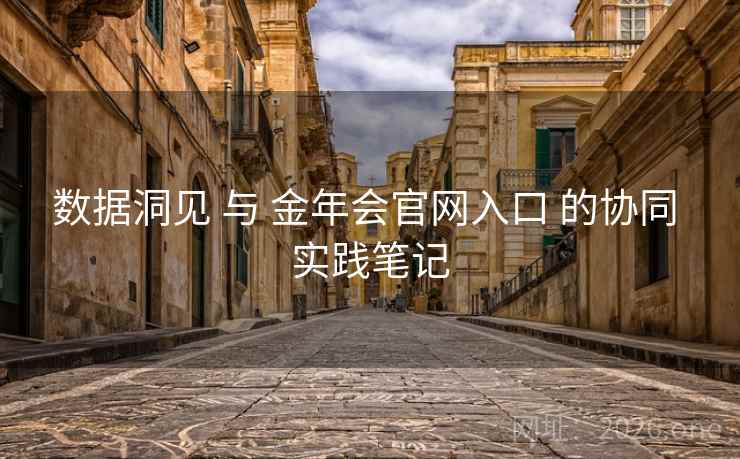 数据洞见 与 金年会官网入口 的协同 实践笔记
