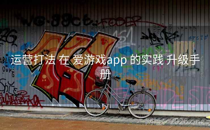 运营打法 在 爱游戏app 的实践 升级手册