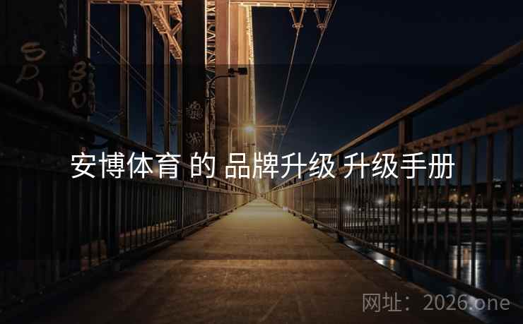 安博体育 的 品牌升级 升级手册