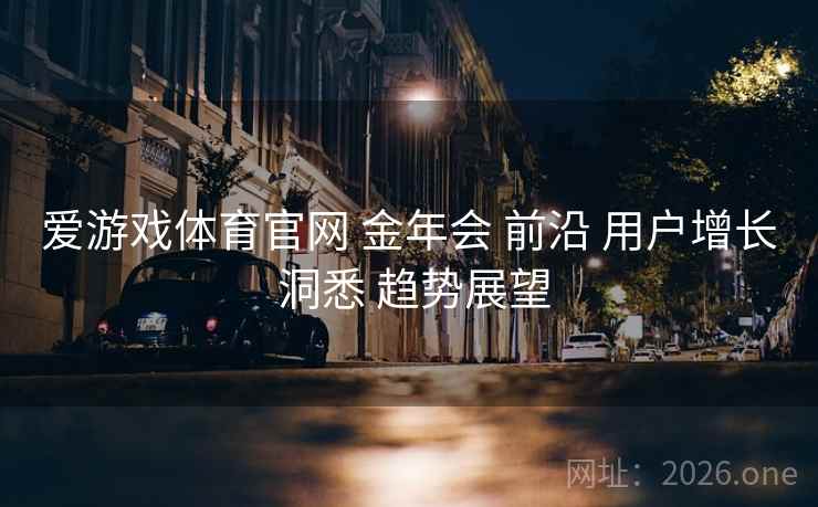 爱游戏体育官网 金年会 前沿 用户增长 洞悉 趋势展望 爱游戏体育官网 金年会 前沿 用户增长 洞悉 趋势展望