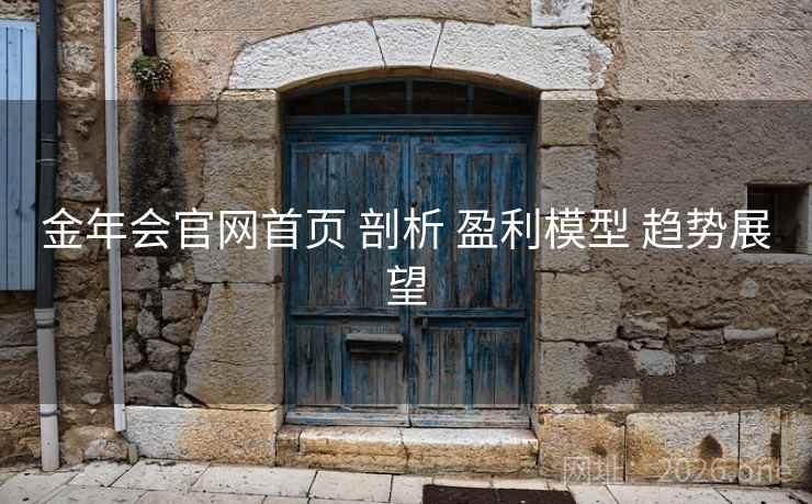 金年会官网首页 剖析 盈利模型 趋势展望 金年会官网首页 剖析 盈利模型 趋势展望